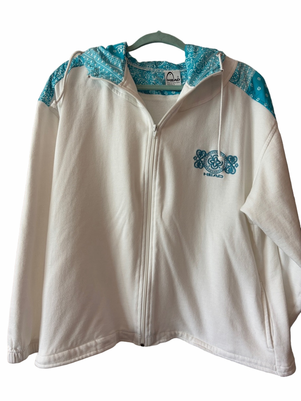 Head full zip hoodie jacket -vintage size large.KY2 streetwear.